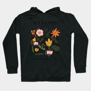 Matisse Flower Exhibition Design, Henri Matisse Cut Outs Hoodie